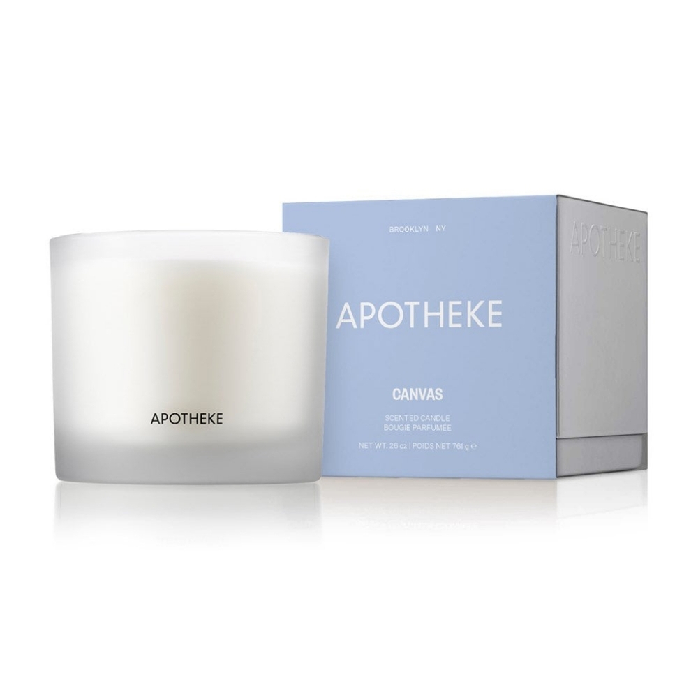 Apotheke Canvas Scented Candle - White